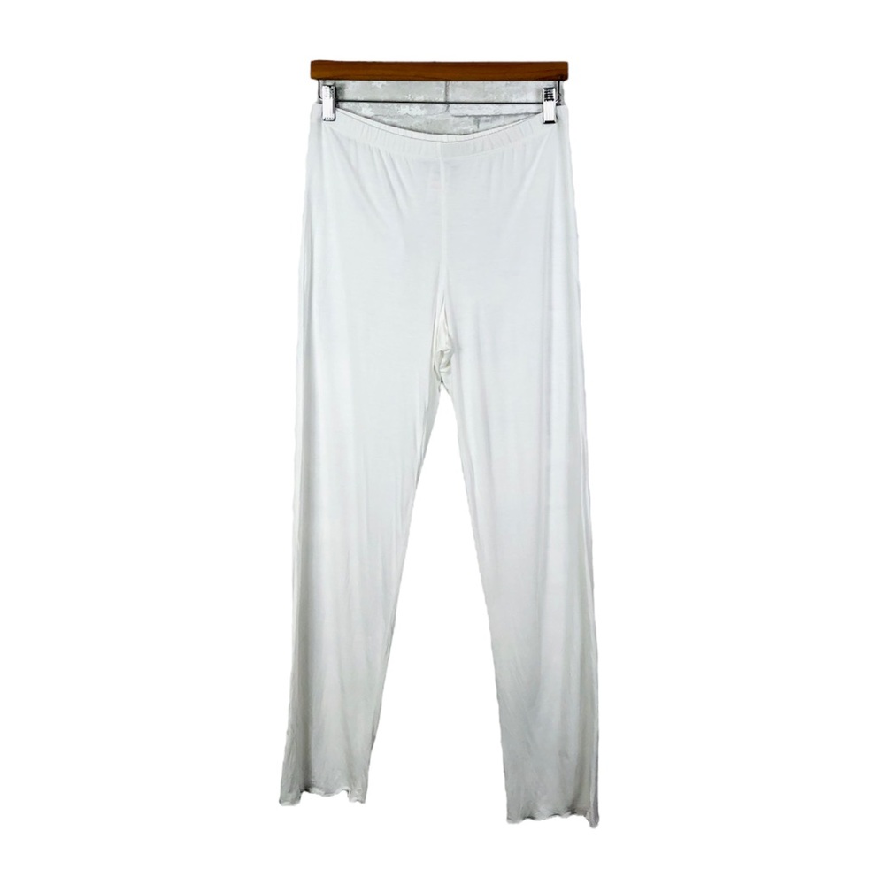 Laurence Tavernier Lounge Pants long johns Medium Modal Poly White